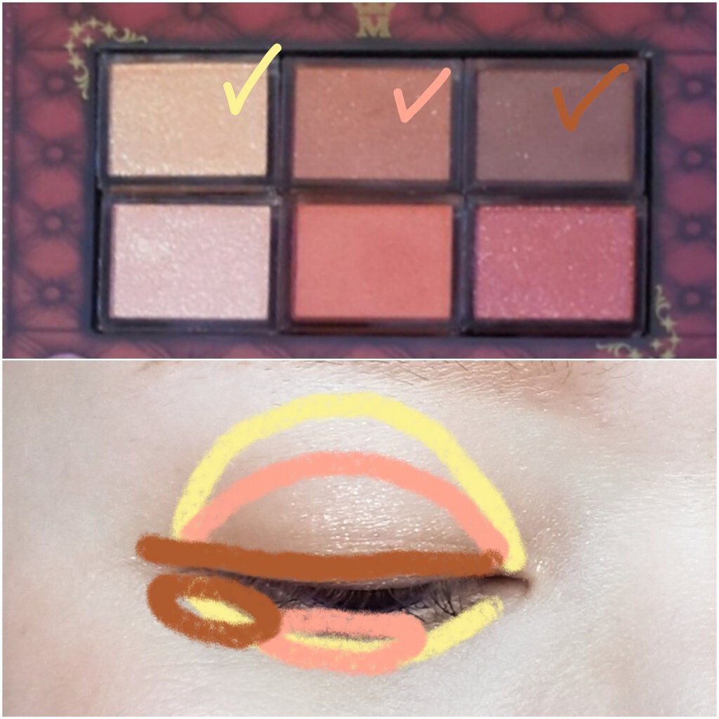 ナイストゥミーチュートランク/MAJOLICA MAJORCA/アイシャドウパレットを使ったクチコミ（3枚目）