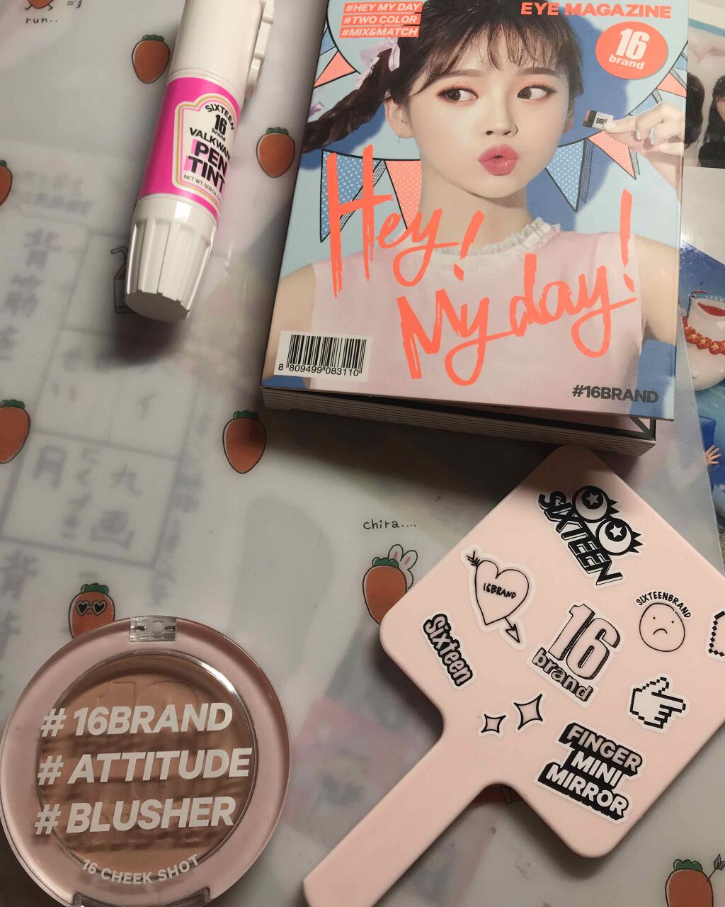 16 CHEEK SHOT/16BRAND/パウダーチークを使ったクチコミ（1枚目）