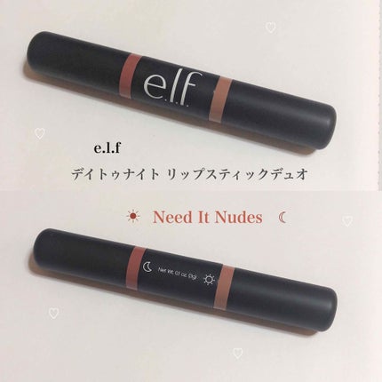 デイ トゥ ナイト リップスティック デュオ/e.l.f. Cosmetics/口紅を使ったクチコミ(1枚目)