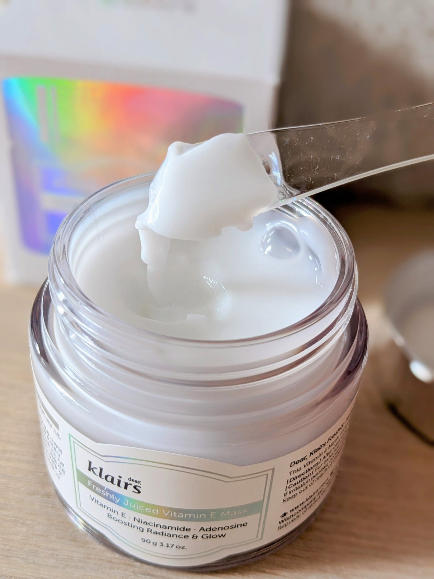 フレッシュリージュースドビタミンEマスク(90g)/Klairs/フェイスクリームを使ったクチコミ(1枚目)