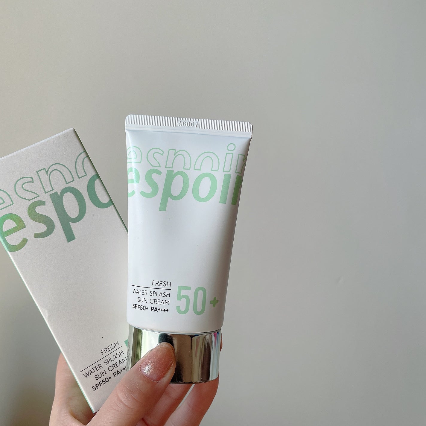 ウォータースプラッシュ サンクリーム フレッシュ CICA/espoir/化粧下地を使ったクチコミ(1枚目)