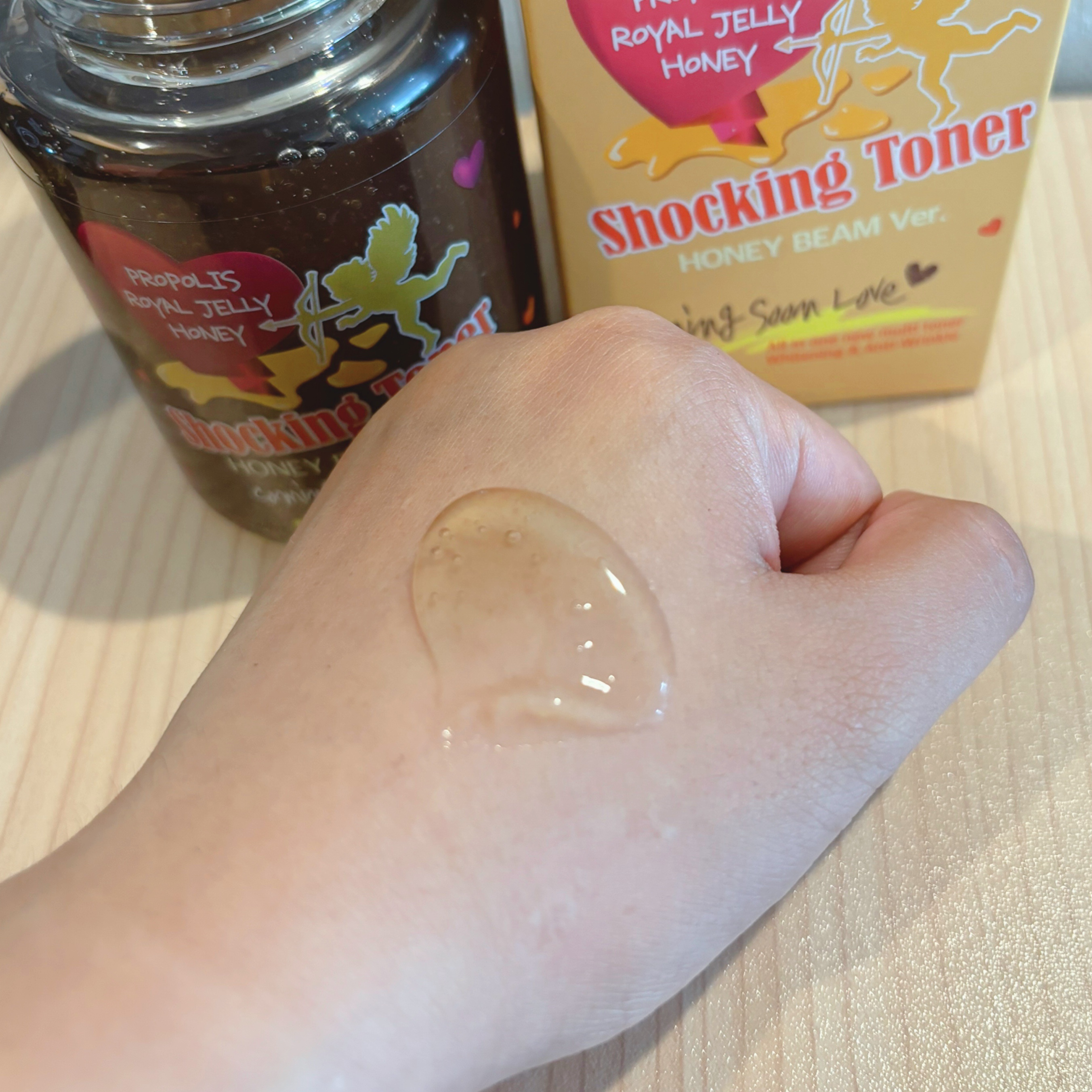 ShockkingToner HONEY BEAM Ver./Label Young/オールインワン化粧品を使ったクチコミ（3枚目）