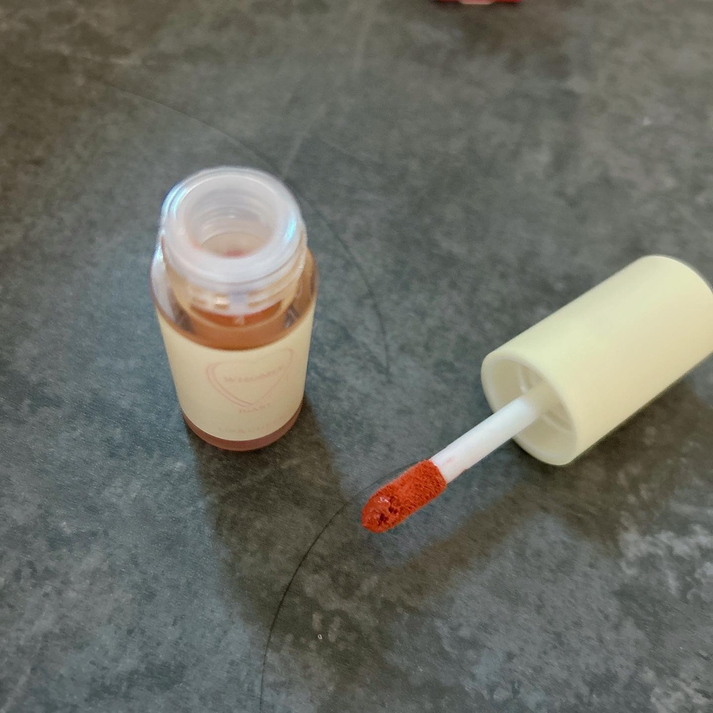 リップ＆チーク リンダオレンジ/WHOMEE/ジェル・クリームチークを使ったクチコミ（2枚目）