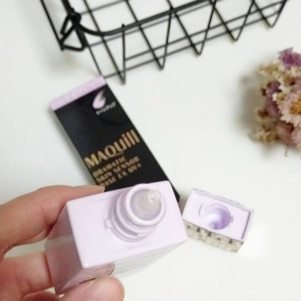 ドラマティックスキンセンサーベース EX UV+/マキアージュ/化粧下地を使ったクチコミ（2枚目）