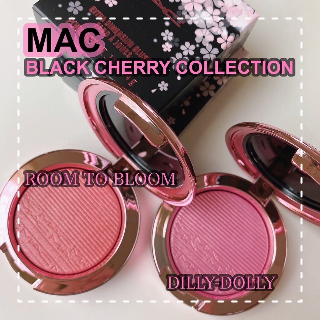 エクストラ ディメンション ブラッシュ M·A·C BLACK CHERRY/M・A・C/パウダーチークを使ったクチコミ(1枚目)