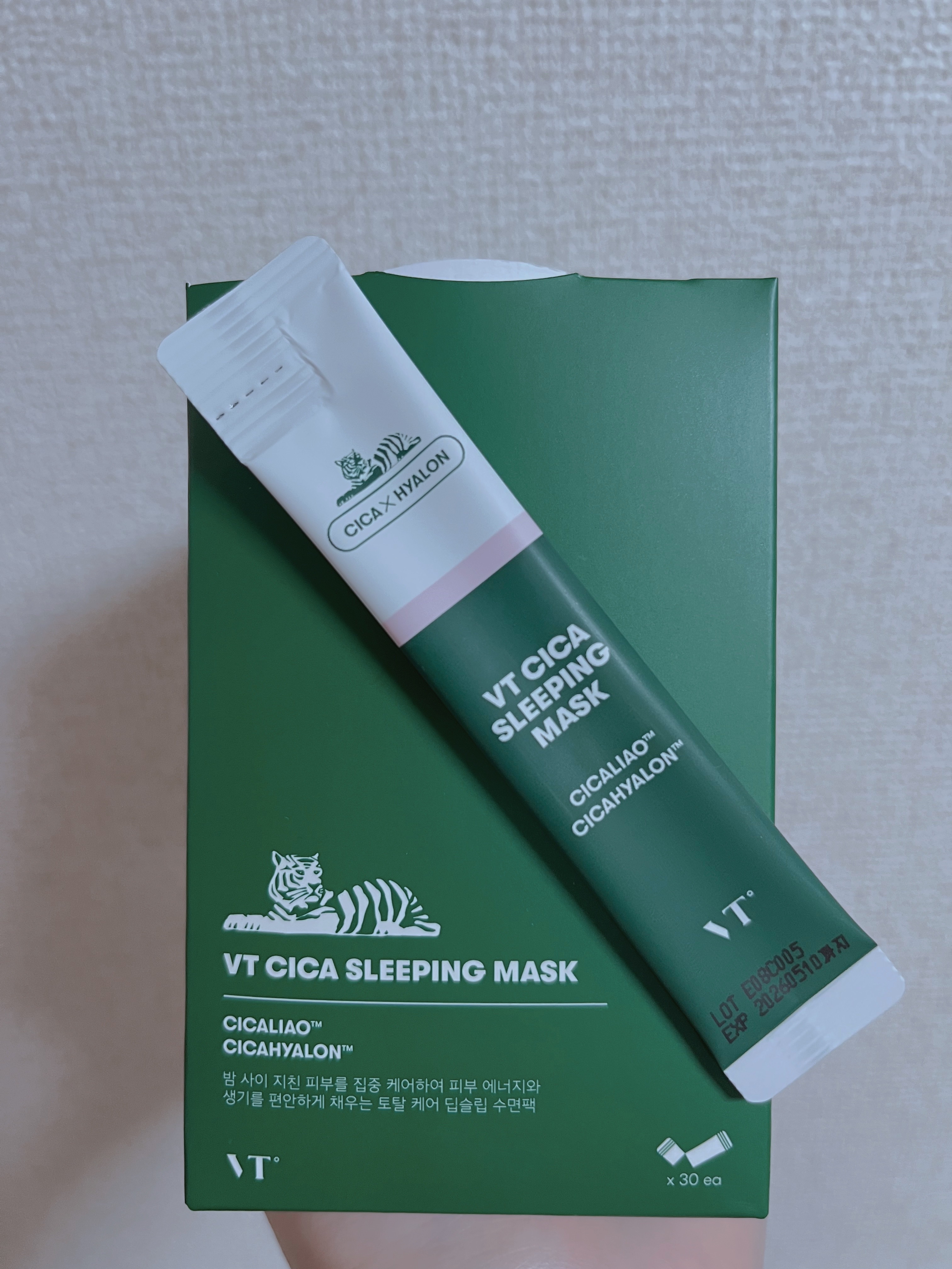 CICA スリーピングマスク/VT/シートマスク・パックを使ったクチコミ（1枚目）