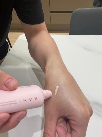 ウォーターホールディングトーンアップサンセラム/KAHI/日焼け止めローションを使ったクチコミ(3枚目)