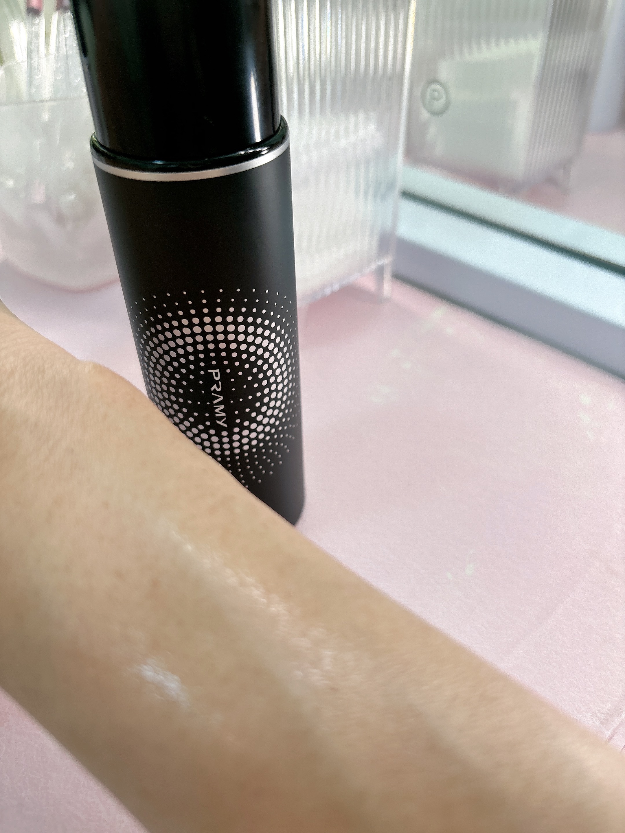 PRAMY メイクアップセッティングミスト マットタイプ 100ml/PRAMY/フィックスミストを使ったクチコミ（3枚目）