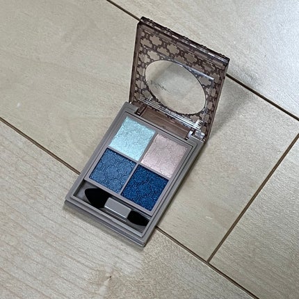 グロッシーリッチ アイズ N BL-8 スモーキーネイビー系/Visée/アイシャドウパレットを使ったクチコミ(2枚目)