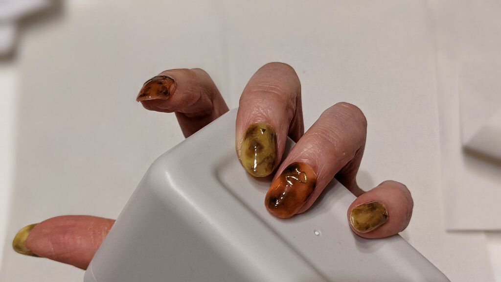 ジェルネイル（ライト対応）/セリア/ジェルネイルを使ったクチコミ（2枚目）