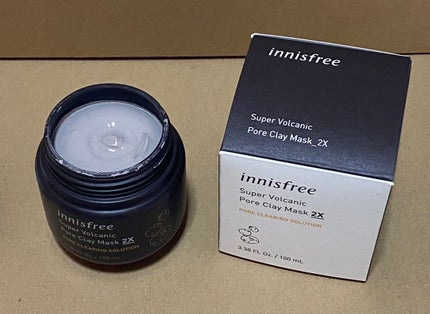 スーパーヴォルカニック ポア クレイマスク/innisfree/洗い流すパック・マスクを使ったクチコミ(2枚目)