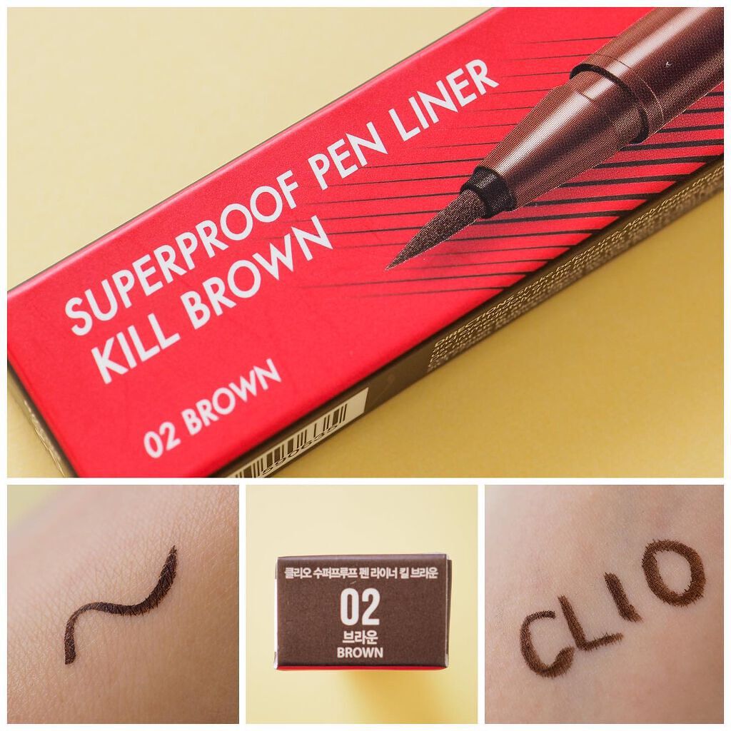 スーパープルーフ ペン ライナー/CLIO/リキッドアイライナーを使ったクチコミ(7枚目)
