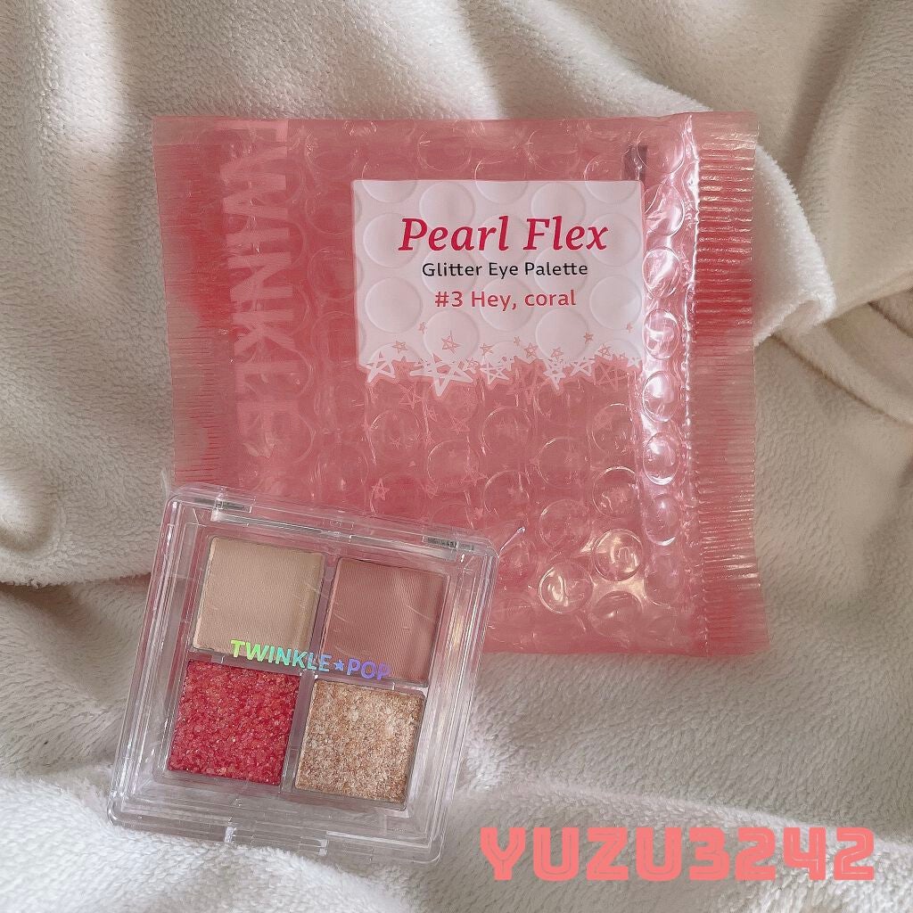 TWINKLE POP Pearl Flex Glitter Eye Palette/CLIO/アイシャドウパレットを使ったクチコミ(1枚目)