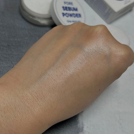 ポアセバムパウダー/One-day's you/ルースパウダーを使ったクチコミ(4枚目)