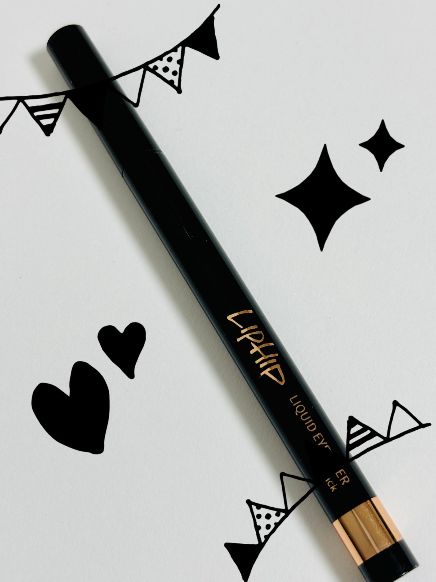 リキッドアイライナー/LIPHIP(リップヒップ)/リキッドアイライナーを使ったクチコミ(2枚目)