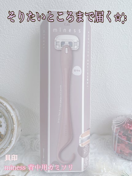 miness 背中用カミソリ/貝印/シェーバーを使ったクチコミ(1枚目)