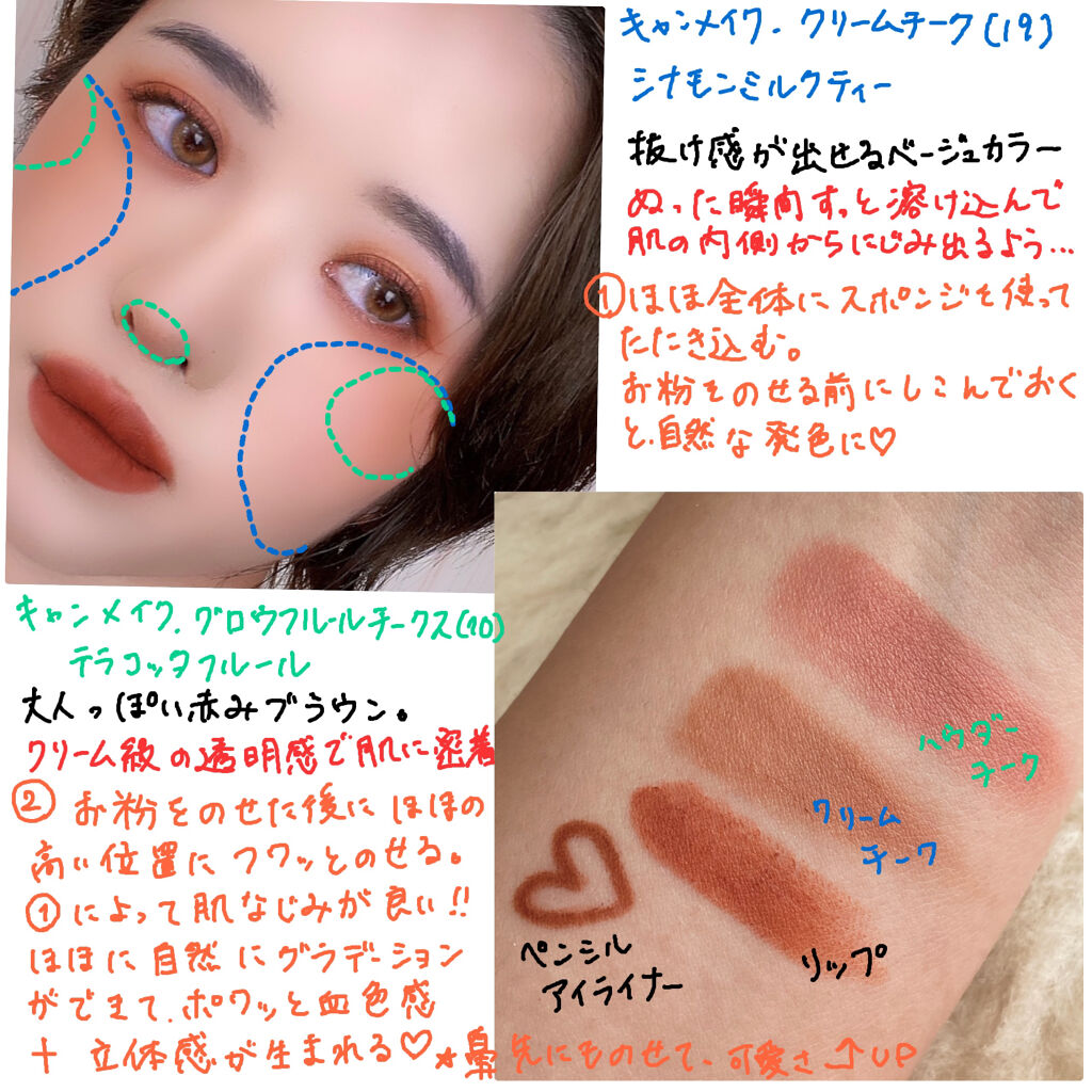 ニュアンスオンアイシャドウ/CEZANNE/アイシャドウパレットを使ったクチコミ（2枚目）