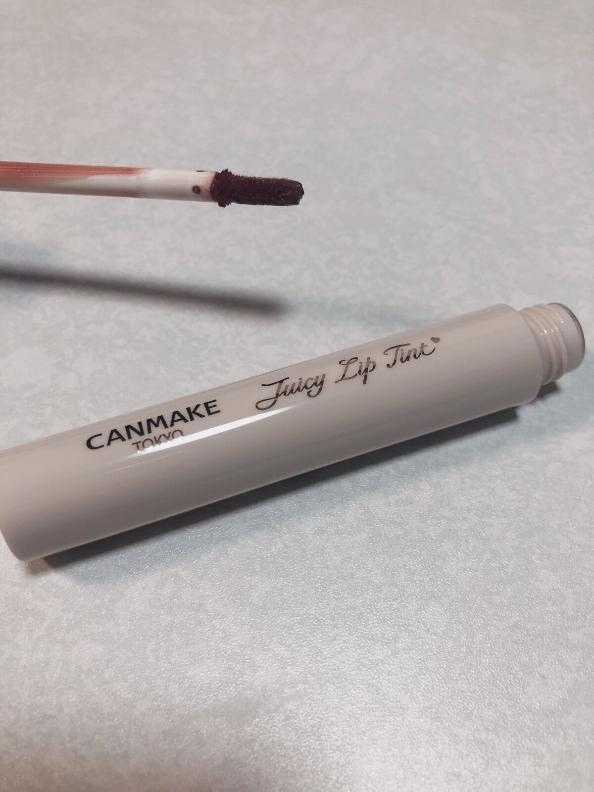 ジューシーリップティント/キャンメイク/口紅を使ったクチコミ（2枚目）