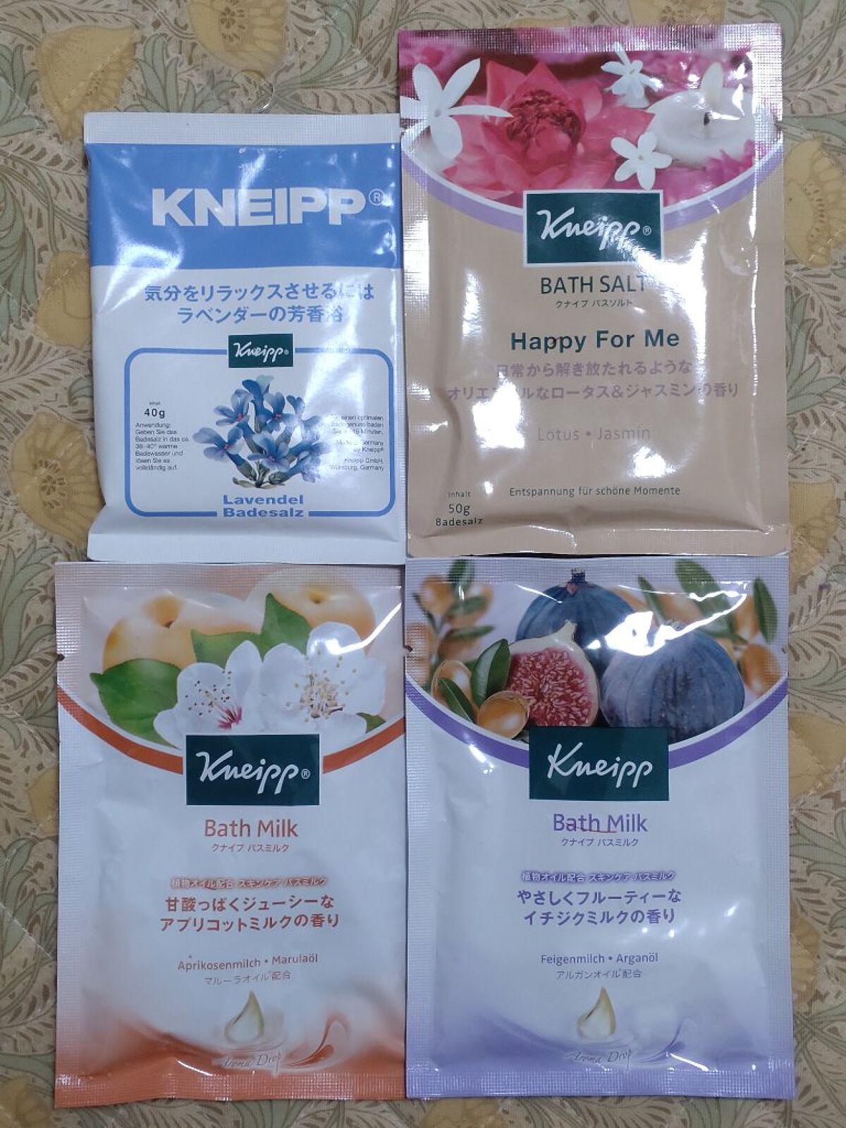 クナイプ バスミルク アプリコットミルクの香り 40ml/クナイプ/入浴剤を使ったクチコミ（1枚目）