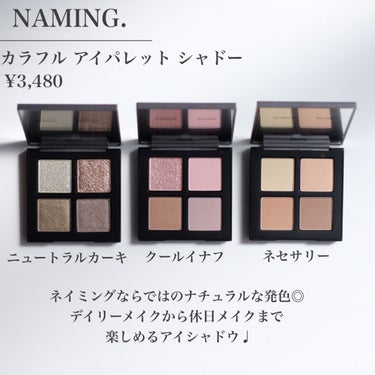 COLORFUL EYE PALETTE/NAMING./パウダーアイシャドウを使ったクチコミ（2枚目）