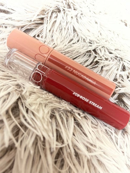 ジューシーラスティングティント/rom&nd/リップティントを使ったクチコミ(4枚目)