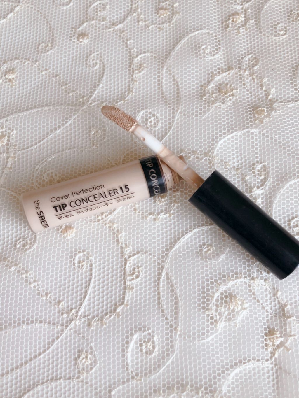 カバーパーフェクション チップコンシーラー/the SAEM/リキッドコンシーラーを使ったクチコミ(1枚目)