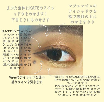 ダブルラインエキスパート/KATE/リキッドアイライナーを使ったクチコミ(4枚目)