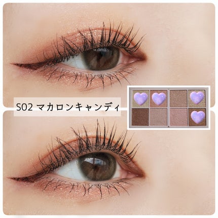 プティパレットアイズ(スパークリングタイプ)/キャンメイク/アイシャドウを使ったクチコミ(6枚目)