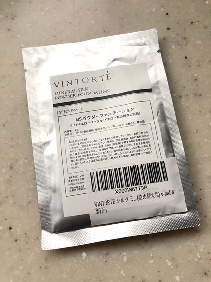 ミネラルシルクファンデーション(ケース・パフ付)/ヴァントルテ/パウダーファンデーションを使ったクチコミ(9枚目)
