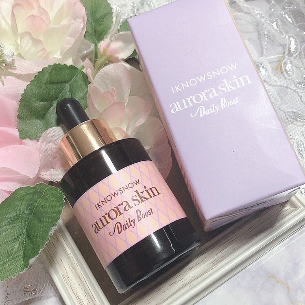 オーロラスキン デイリーブースト/IKNOWSNOW/美容液を使ったクチコミ(5枚目)