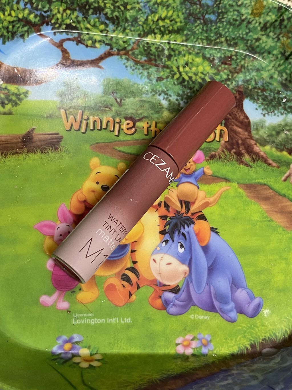 ウォータリーティントリップ マット/CEZANNE/リップティントを使ったクチコミ（2枚目）