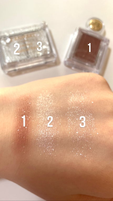 トーンアップアイシャドウ/CEZANNE/アイシャドウパレットを使ったクチコミ(4枚目)