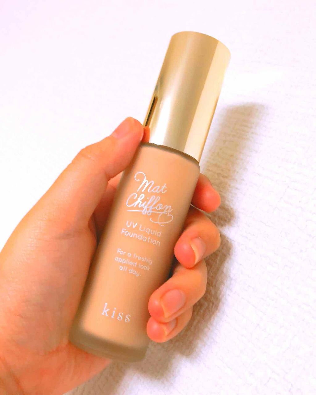 マットシフォン UVリキッドファンデ/KiSS/リキッドファンデーションを使ったクチコミ(1枚目)