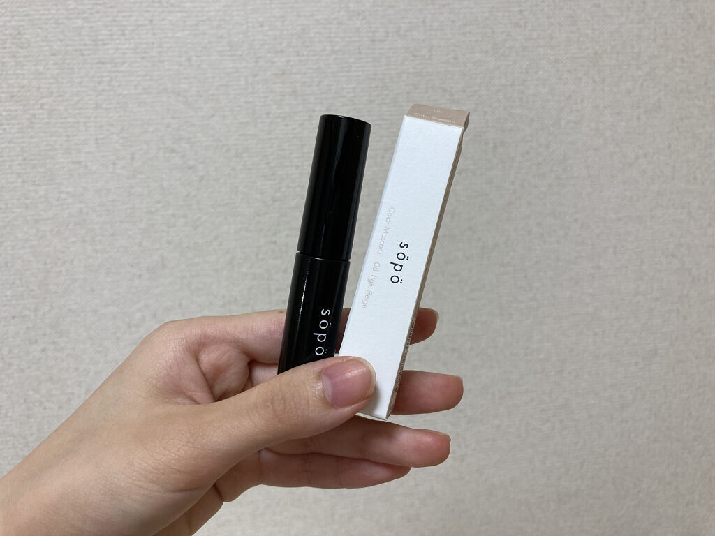 カラーマスカラ/sopo/マスカラを使ったクチコミ（1枚目）