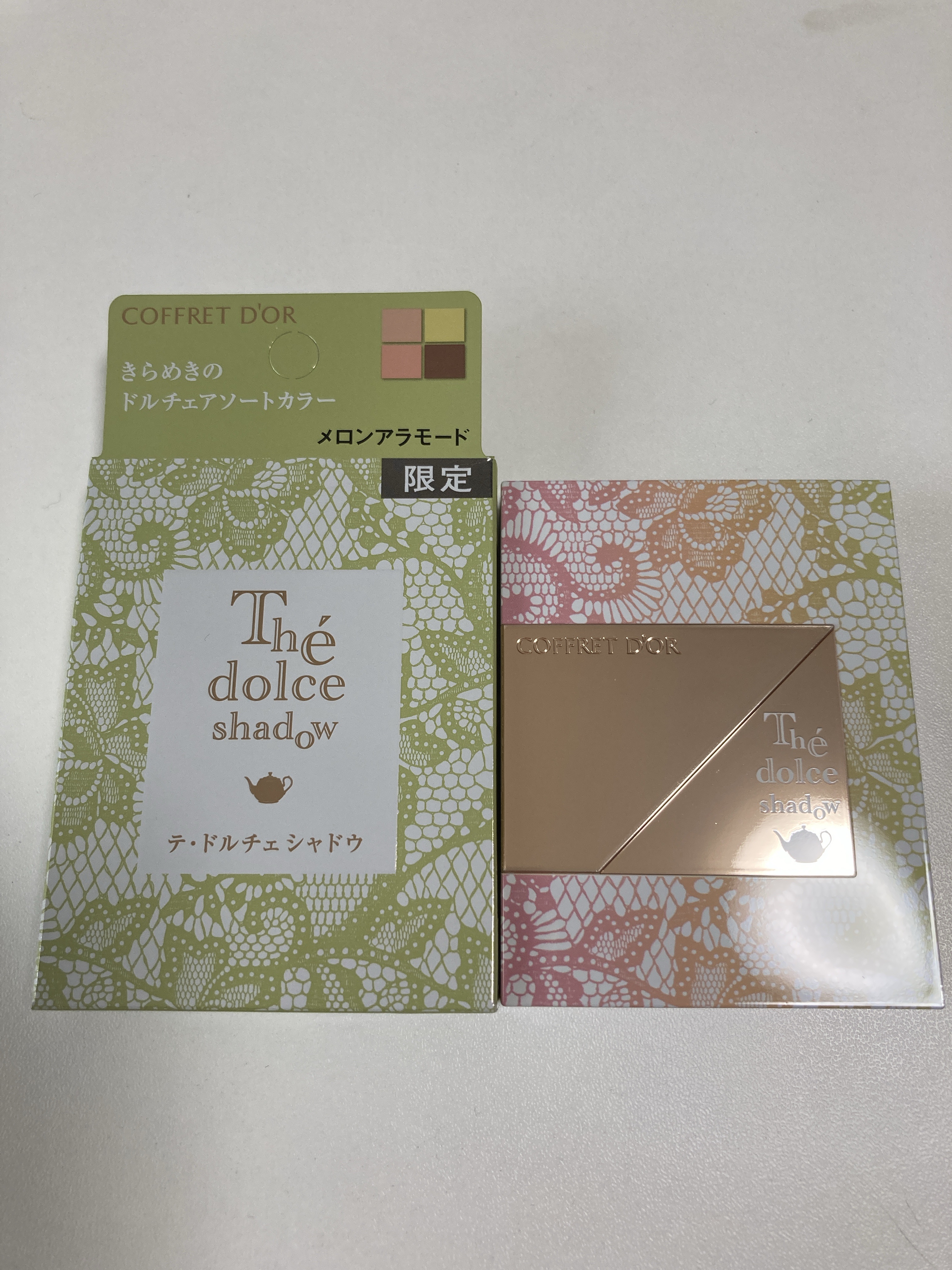 テ・ドルチェシャドウ EX02 メロンアラモード/コフレドール/アイシャドウパレットを使ったクチコミ（2枚目）