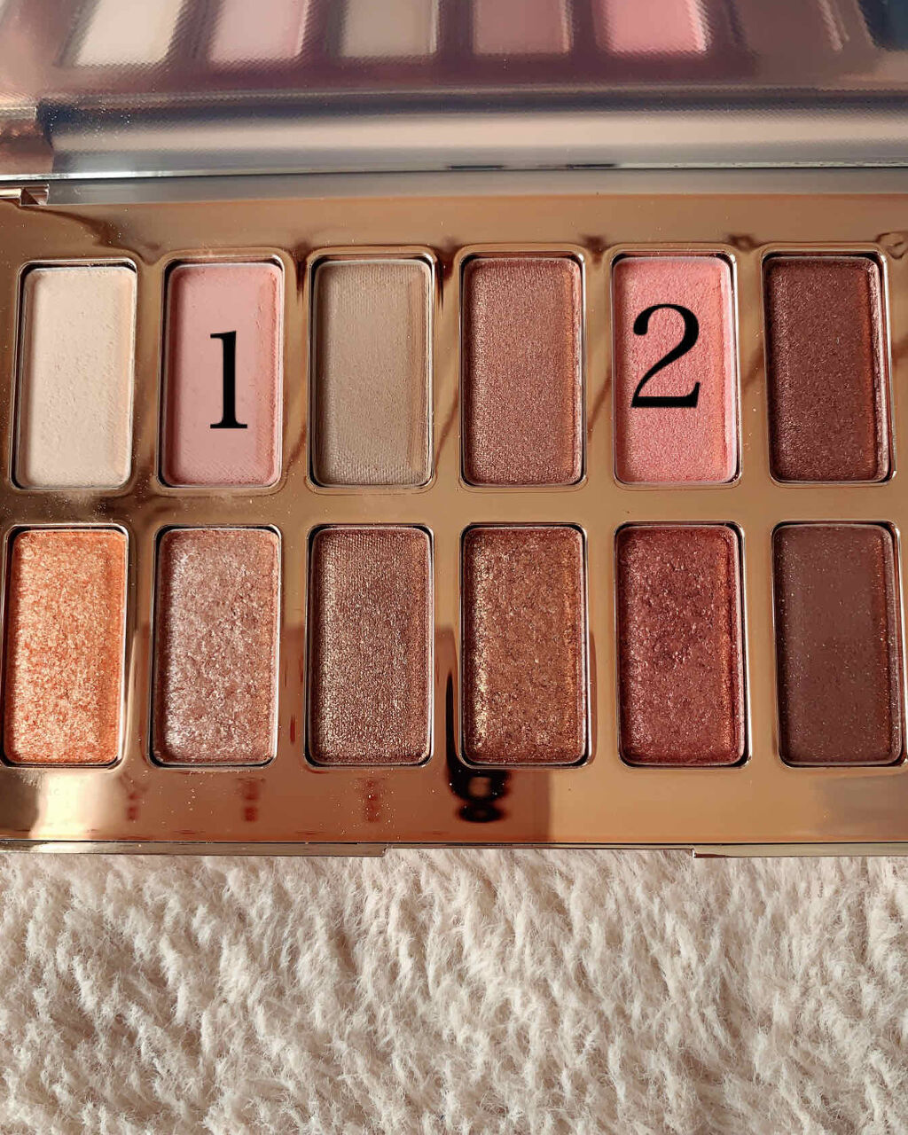 アイシャドウパレット オウンユアナチュラルズ/THE BODY SHOP/アイシャドウパレットを使ったクチコミ（2枚目）