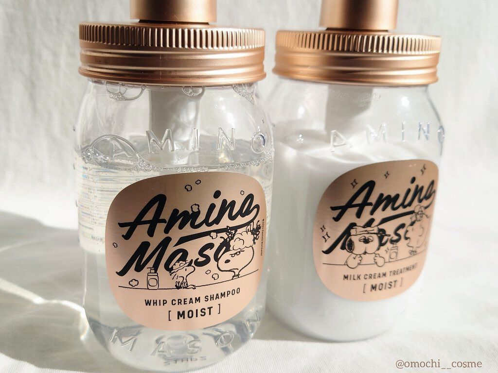 アミノメイソン ディープモイスト ホイップクリーム シャンプー/ミルククリーム ヘアトリートメント/アミノメイソン/市販シャンプーを使ったクチコミ（1枚目）