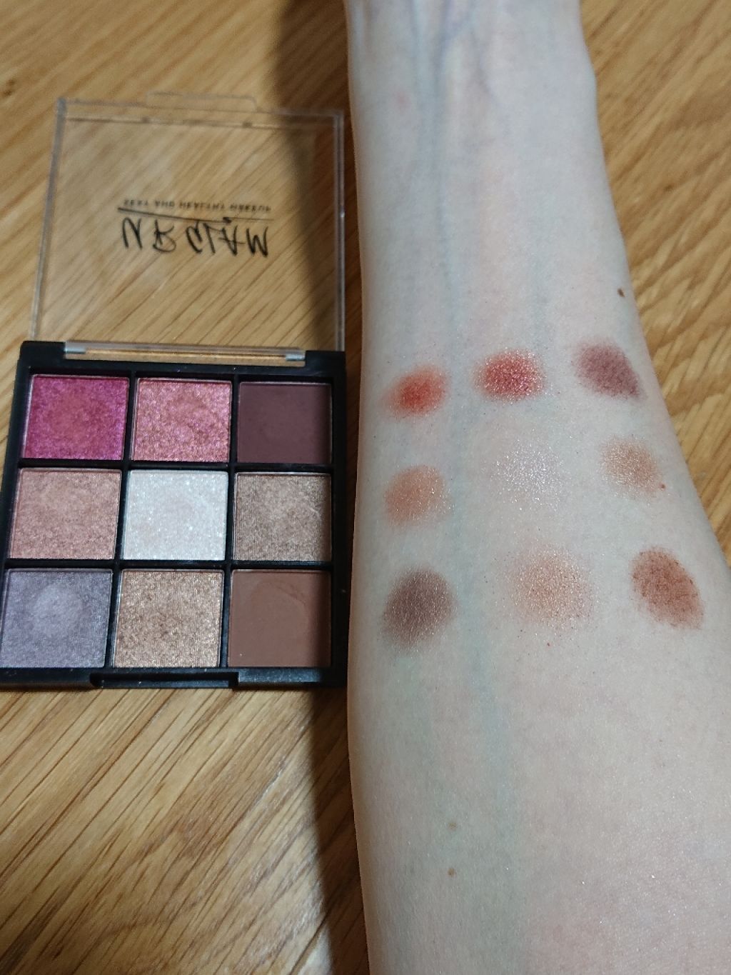 UR GLAM BLOOMING EYE COLOR PALETTE/U R GLAM/アイシャドウパレットを使ったクチコミ(3枚目)