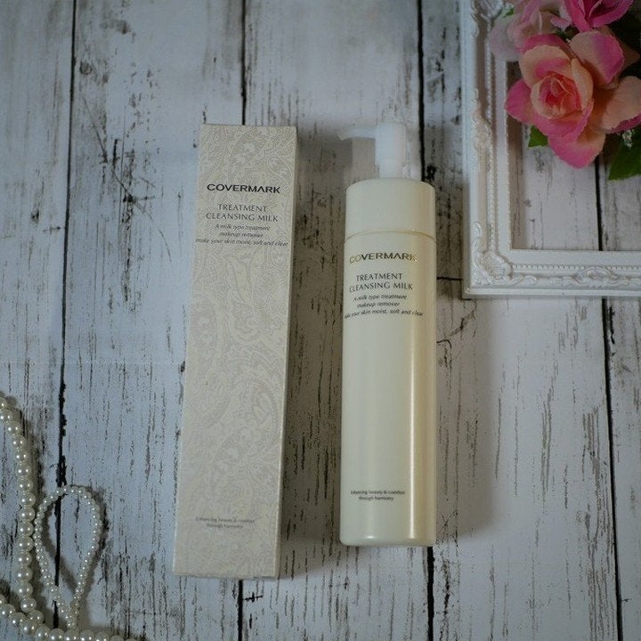 トリートメント クレンジング ミルク/COVERMARK/ミルククレンジングを使ったクチコミ(6枚目)