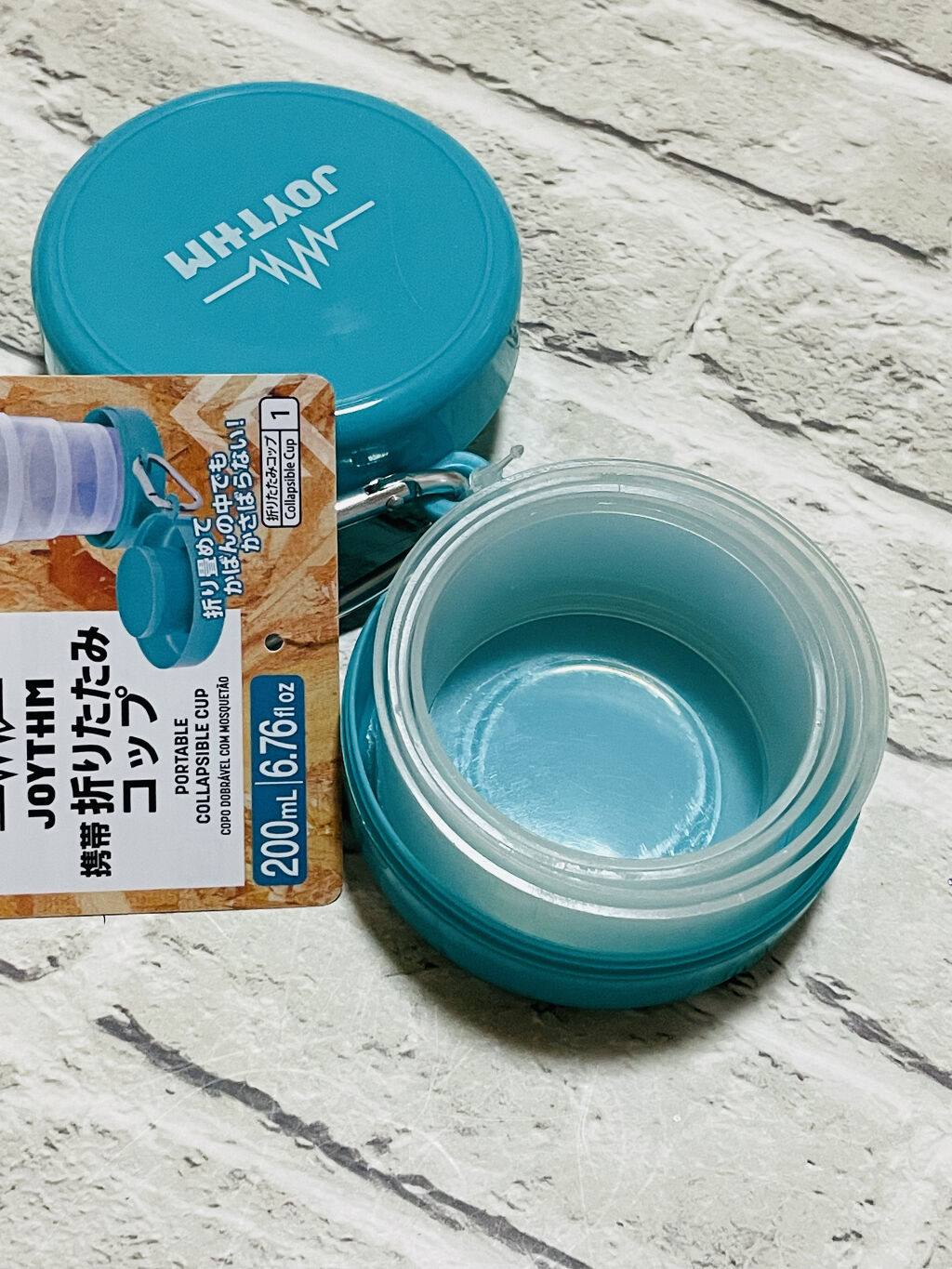 JOYTHM 携帯折りたたみコップ /DAISO/その他を使ったクチコミ（2枚目）