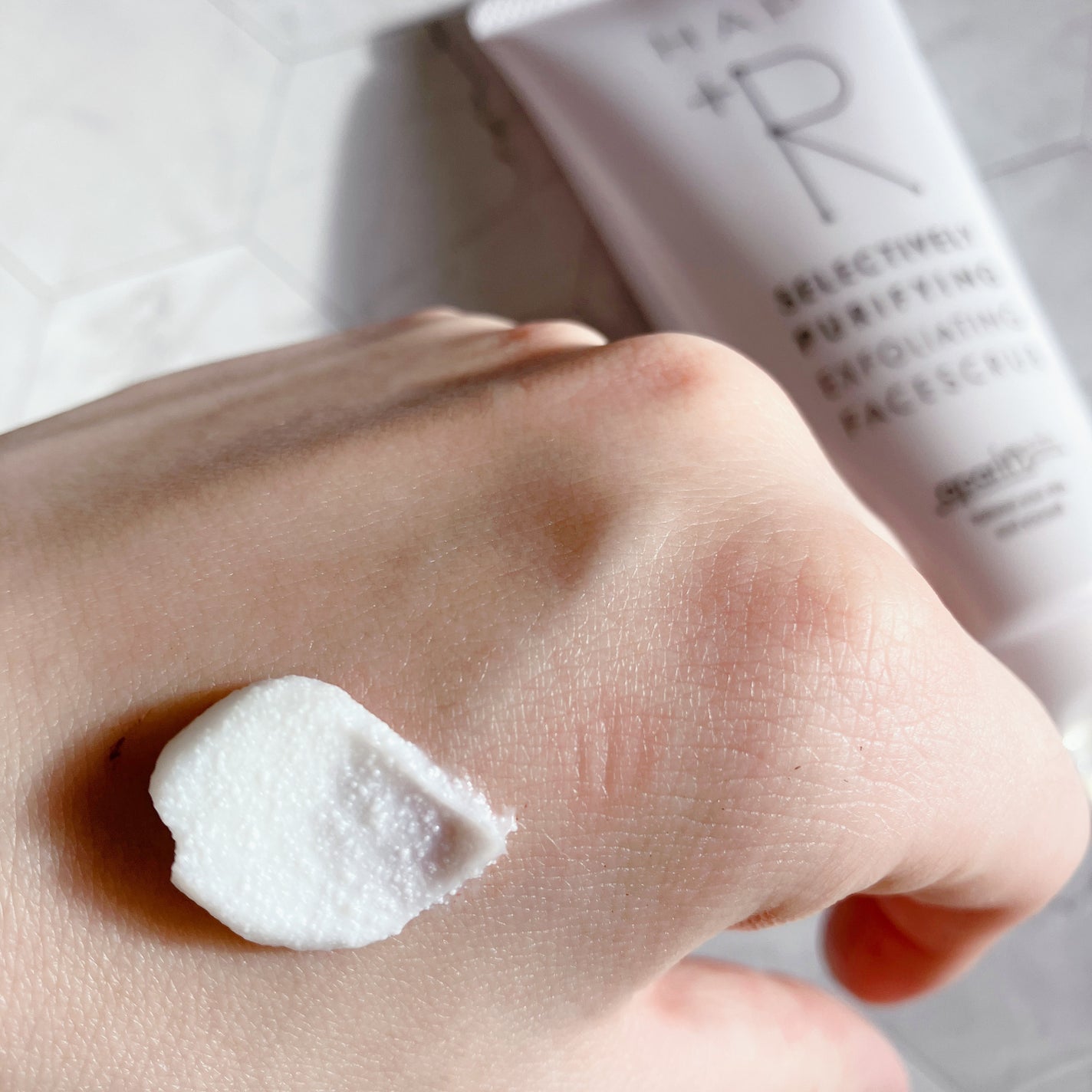 フェイススクラブ /HAP+R/スクラブ・ゴマージュを使ったクチコミ(2枚目)