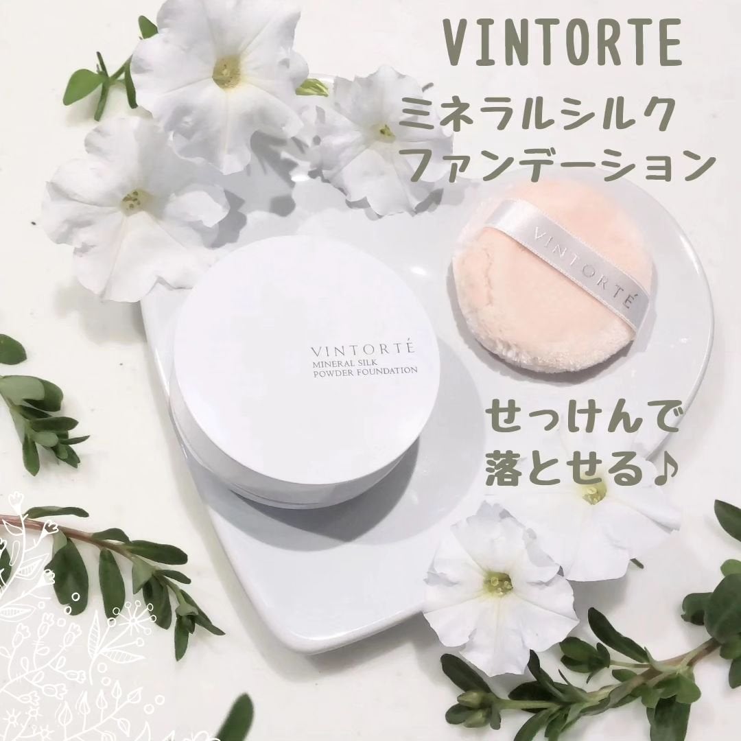 ミネラルシルクファンデーション(ケース・パフ付)/ヴァントルテ/パウダーファンデーションを使ったクチコミ(1枚目)
