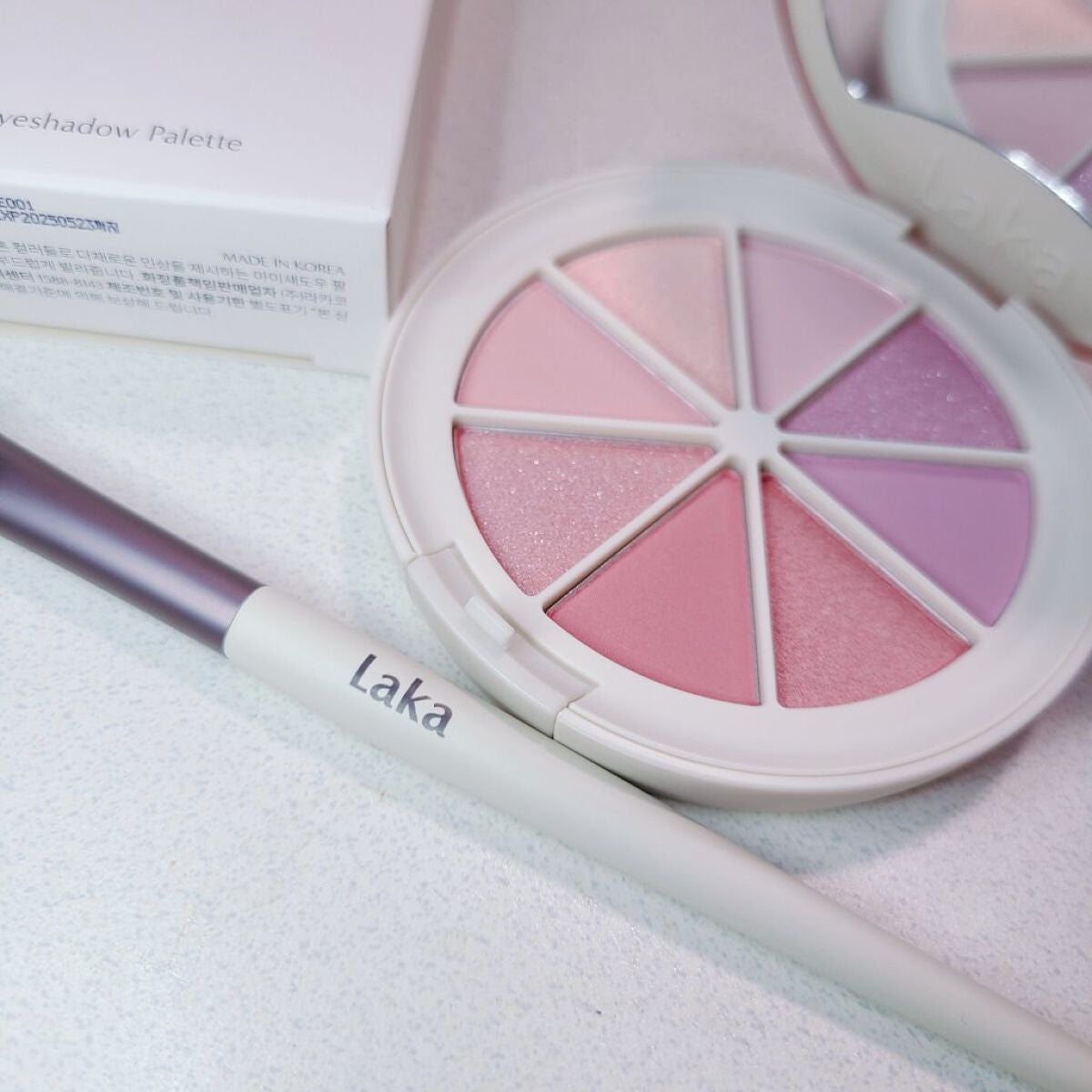 ミドルトーンアイシャドウコレクターパレット/Laka/アイシャドウパレットを使ったクチコミ(2枚目)