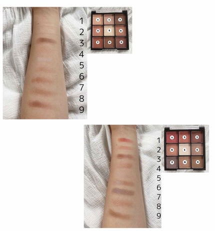 UR GLAM BLOOMING EYE COLOR PALETTE/U R GLAM/アイシャドウパレットを使ったクチコミ(3枚目)