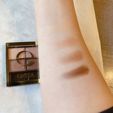 スキニーリッチシャドウ/excel/アイシャドウパレットを使ったクチコミ(3枚目)