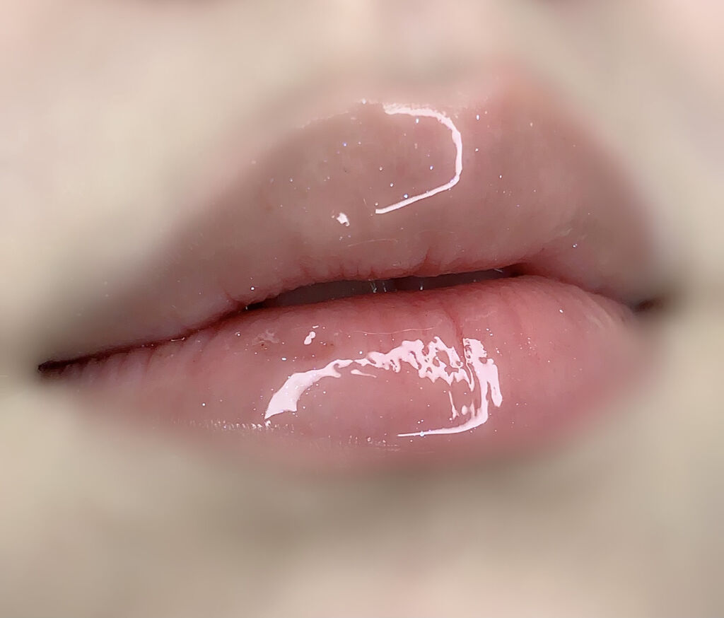 グラスティングウォーターグロス/rom&nd/リップグロスを使ったクチコミ（3枚目）