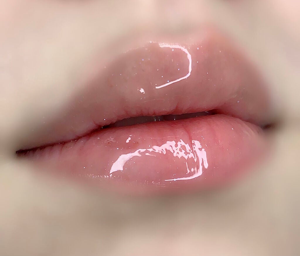 グラスティングウォーターグロス/rom&nd/リップグロスを使ったクチコミ(3枚目)