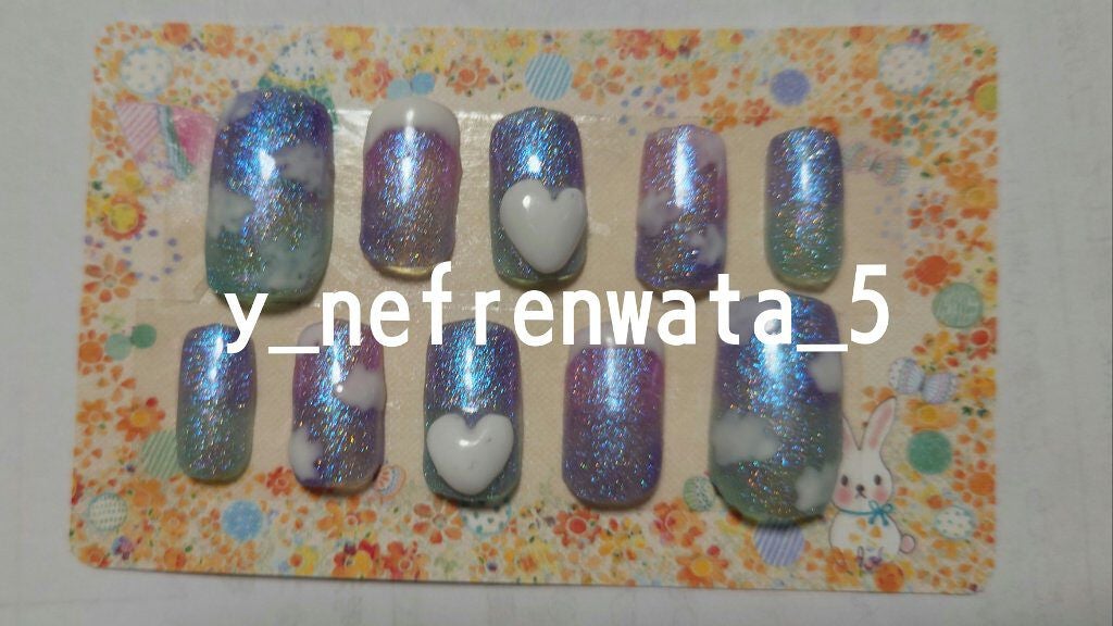 ネイルチップ/DAISO/ネイルチップ・パーツを使ったクチコミ(1枚目)