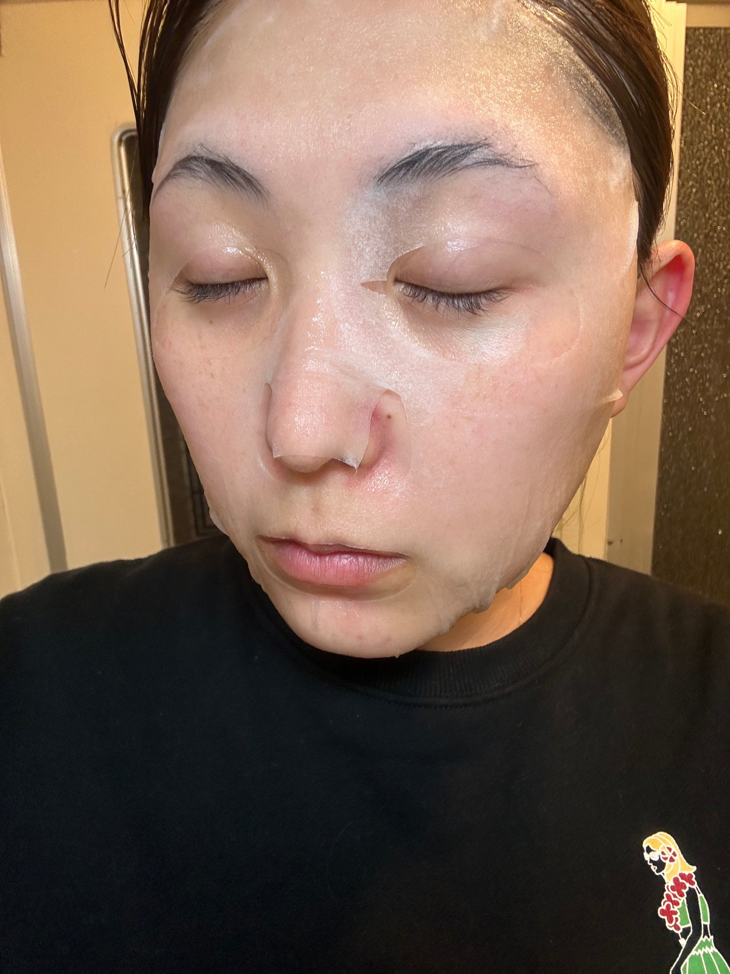 ブラミッシュカーミングフェイス マスク/MAKE9/シートマスク・パックを使ったクチコミ(4枚目)