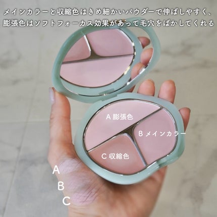 TIMAGE  3色チークパレット/TIMAGE/パウダーチークを使ったクチコミ(3枚目)